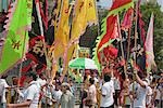 Parade celebrating the Tam Kung festival at Shaukeiwan, Hong Kong