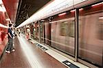 MTR platform, Causeway Bay, Hong Kong