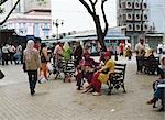 Street scene in downtown Kuala Lumpur, Malaysia