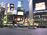 Embellissement des rues, Shibuya, Tokyo, Japon