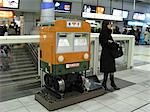 Postfach am Bahnhof Shinagawa, Tokio, Japan