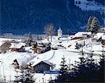 Town church, Grindelwald, Bern, Switzerland
