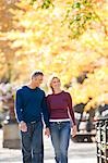 Couple standing outdoors