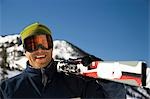 Male snowboarder