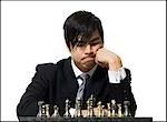 Man playing chess