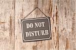 Do Not Disturb Sign