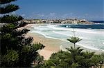 View over Bondi from the southern end of the beach