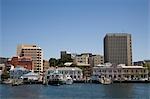 Central Hobart from the seen from the water