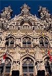 The Gothic stadhuis,or town hall,dominates central Leuven.