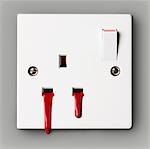 Blood coming out of electrical socket