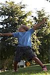 Excited Boy Cheering, Vancouver, British Columbia, Canada