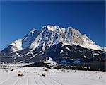 View of Zugspitze, Ehrwald, Tyrol, Austria