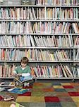 Boy with Picture Books