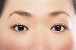 Young Asian woman's eyes