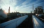 Petrochemical oil refinery