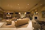 Neutral living room in Palm Springs home