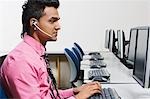 Kunden-Service-Rep im Call-Center