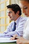 Business people sitting in meeting