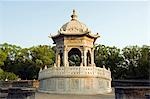 Ein Pavillon im Bereich Labyrinth der Yuanmingyuan, alte Sommerpalast, Peking