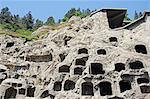 Longmen Grotten, Dragon Gate Grotten am Yi He River, Henan Provinz, China