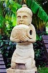 China,Hainan Province,Hainan Island,Sanya City. Nantian Hot Spring Resort - stone statue.