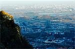 China,Beijing. A panoramic city view from Fragrant Hills Park.