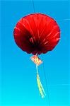 China,Beijing. Chinese New Year Spring Festival - red lantern decorations at Ditan Park temple fair.