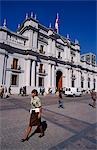 Chile,Santiago. Palacio de la Moneda,Parliament building.
