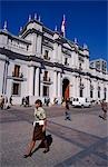 Chile,Santiago. Palacio de la Moneda,Parliament building.