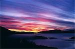 Sonnenaufgang über dem Lago Pehoe, Torres del Paine Nationalpark