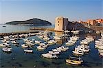 Dubrovnik Unesco World Heritage Old Town Waterfront Harbour Area and City Walls