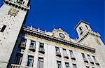 Vue vers le haut à la gare de la Havane. Un exemple d'architecture baroque, Cuba la Havane Viejo, Vieille Havane zone de patrimoine du monde,