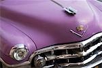 Cuba. Vintage American car on the Malecon,Havana