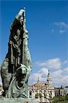 Kuba, Havanna. Statue in der Stadt.