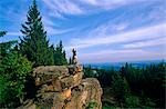 Czech Republic. On the summit of Klet