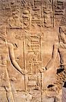 Hiéroglyphes dans le Temple de Karnak.