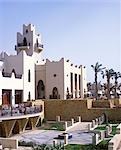 Four Seasons Resort Hotel,main building of the hotel with courtyard in front