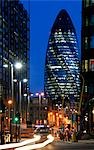 The Swiss Re Tower in the City of London.