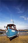 A local fishing boat on the beach near The Town Quay,Bryher.