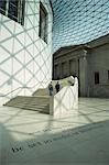 The Great Court in the British Museum,lopened in 2000. The museum was founded in 1753 from the private collection of Sir Hans Sloane.