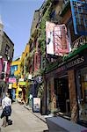 Die bunte Geschäfte von Neals Yard, in der Nähe von Covent Garden.