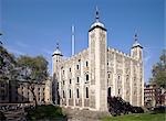 Exterior of the Tower of London.