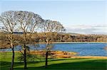 Northern Ireland,Fermanagh,Enniskillen. View over the lake from Lough Erne Golf Resort.