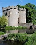 England,Shropshire,Whittington. Whittington Castle.