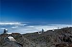 Observatorio astrofisico del roque de los Muchachos on the rim of The Caldera de Taburiente