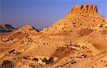 S'accrochant à une crête de la Jebel Haouaia, la petite village berbère ruine et surtout abandonné de Chenini est l'un des sites touristiques plus évocateurs du sud de la Tunisie