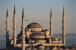 The Blue Mosque,Istanbul,also known as the Sultanhamet Mosque,gives its name to the surrounding area. Built under Sultan Ahmet (1603-1617AD) and designed by Mehmet Aga.