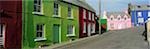 Maisons dans un village, Eyeries, comté de Cork, Irlande