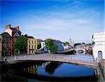 Sullivans quai & de la rivière Lee, la ville de Cork, Irlande