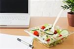 Salade au bureau